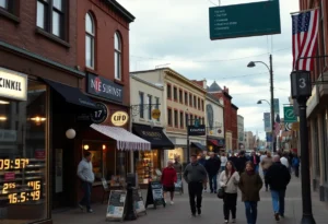 Cityscape of Charleston, West Virginia facing economic challenges