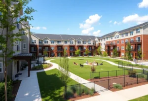 Rendering of CityHouse Ashburn Station housing development