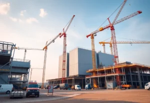 Construction of Delta Star's new manufacturing facility in Lynchburg