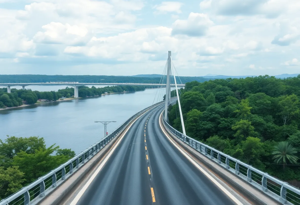 Conceptual image of the new Robert O. Norris Bridge over the Rappahannock River