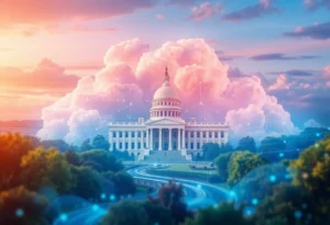 Visualization of cloud services transformation in Virginia