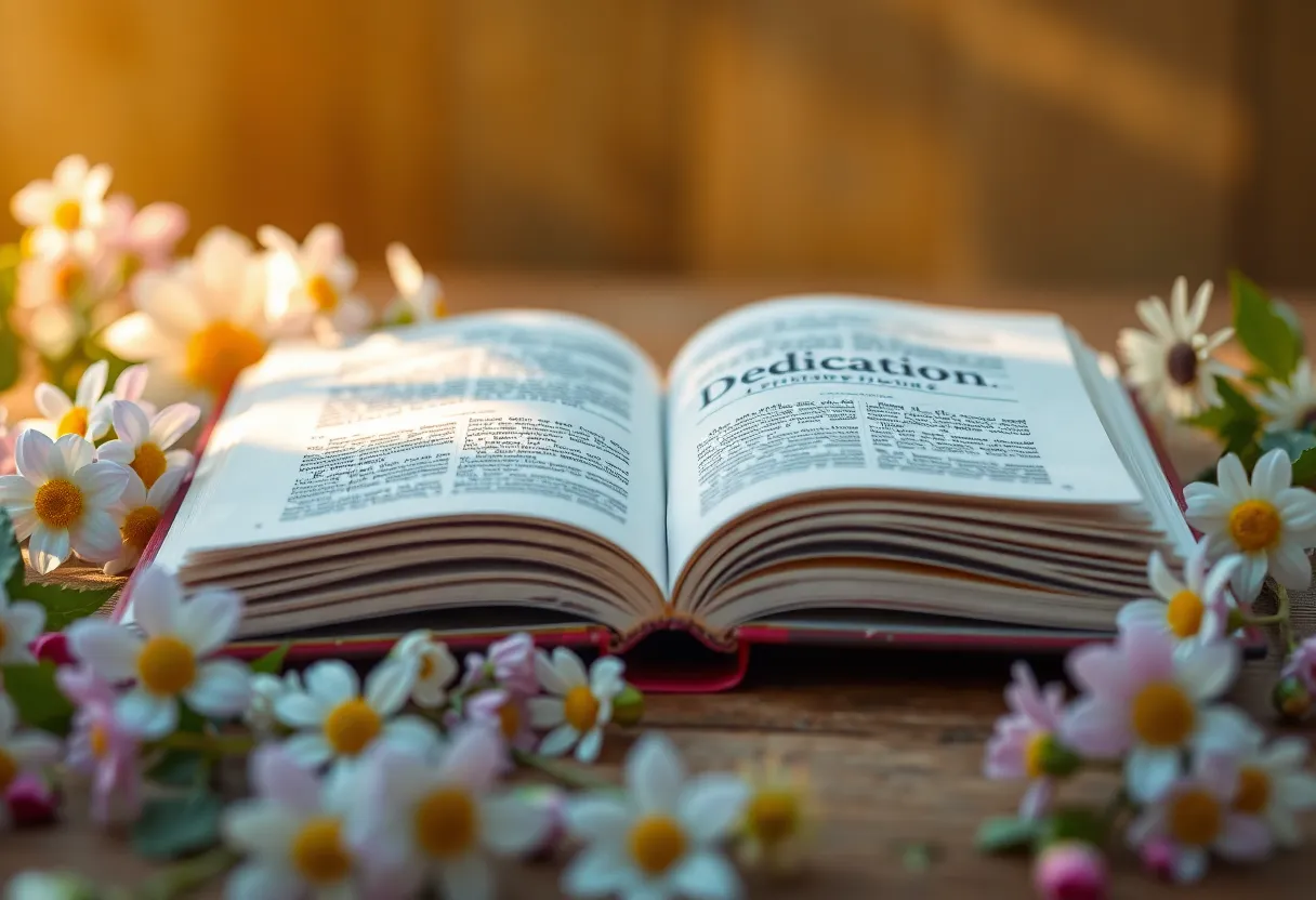 A serene image representing education and community dedication.