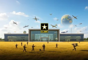 Illustration of the TRADOC headquarters relocation to Austin, Texas
