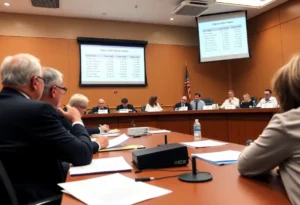 Williamsburg City Council discussing the budget