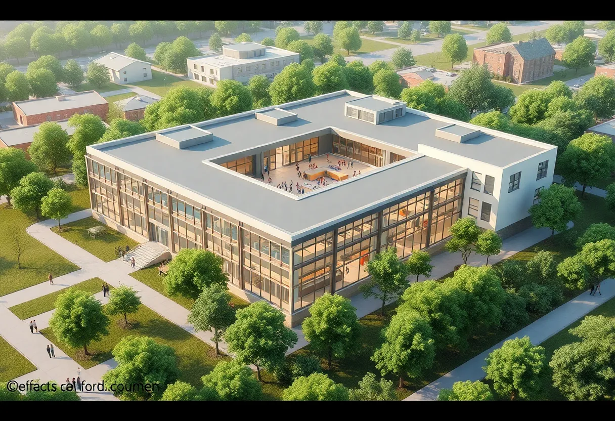 Conceptual design of the new West Virginia University Innovation and Technology Center.