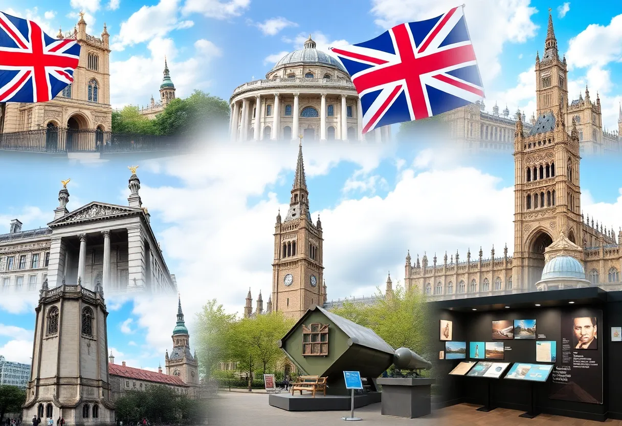 A visual representation of British Imperial War Museums, showcasing historical artifacts.