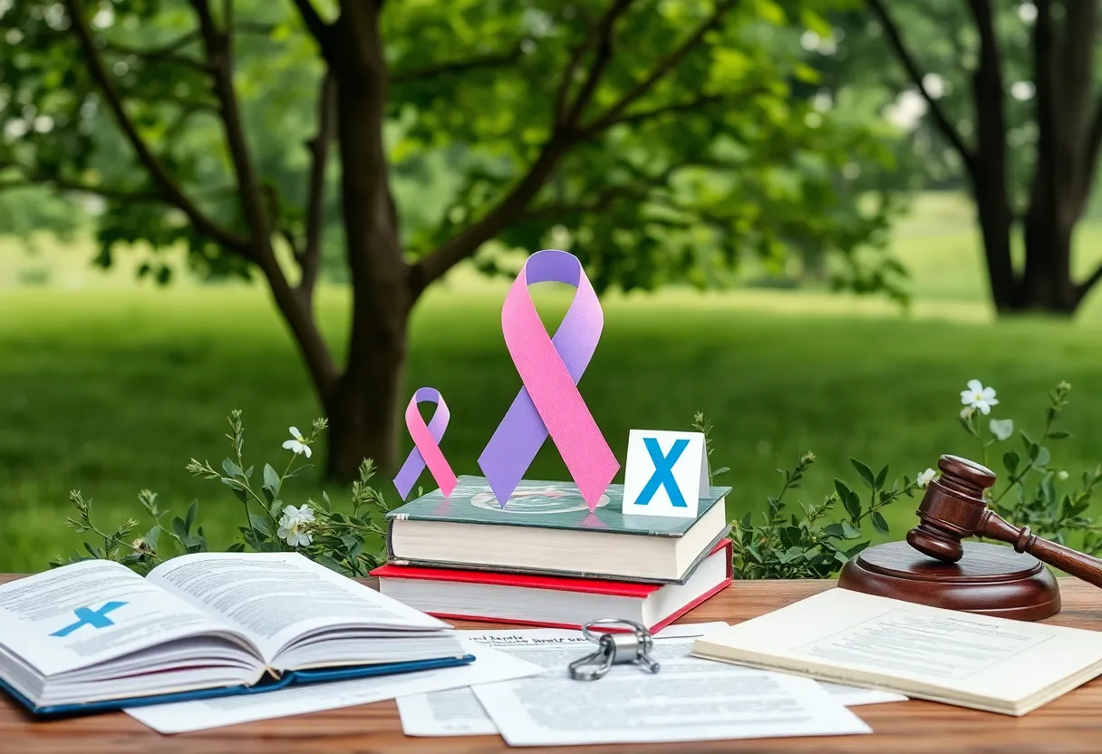 A peaceful landscape symbolizing diabetes advocacy and knowledge.