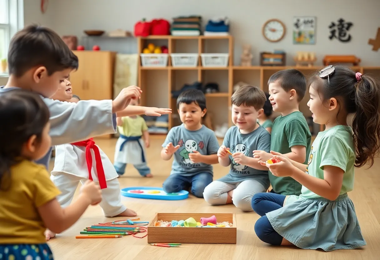 Kids participating in various activities at the Baeplex After-School Program