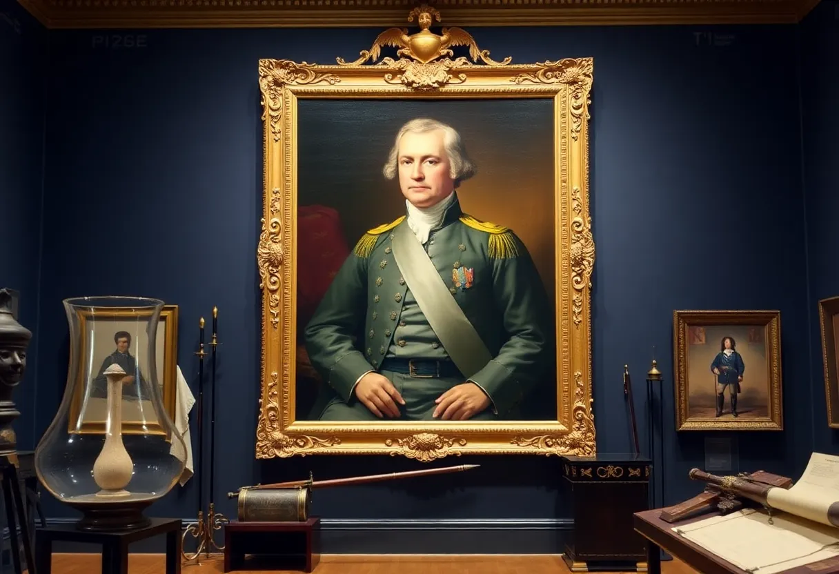 Portrait of George Washington at the American Revolution Museum