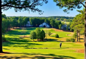 Scenic view of the new par-3 golf course at Golden Horseshoe Golf Club