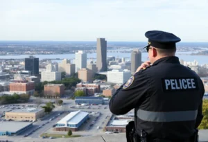 Newport News law enforcement officers in the community