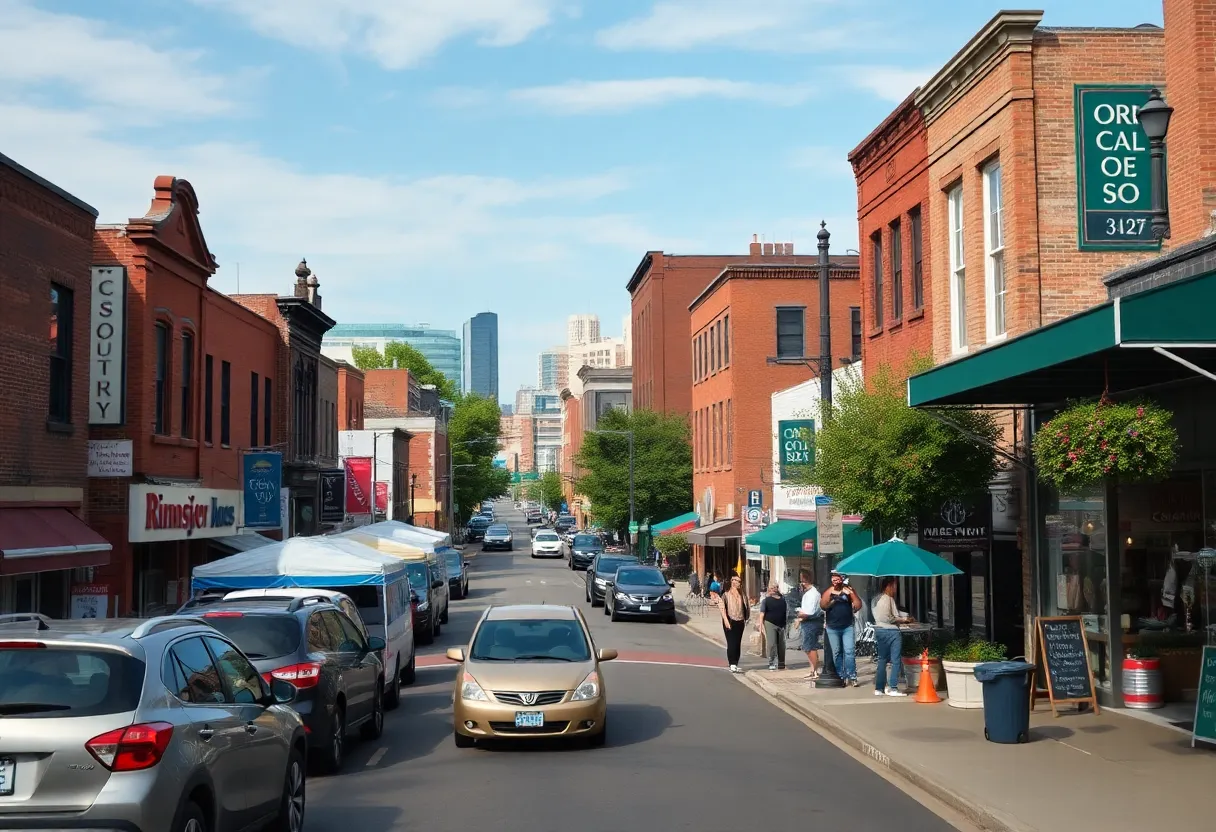 Richmond city skyline with diverse community representation