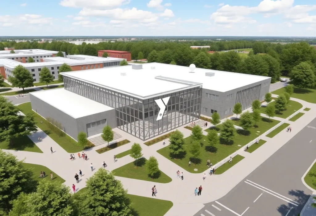 Conceptual design of the new YMCA facility in Surry County