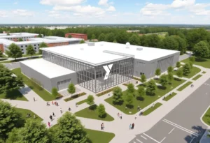 Conceptual design of the new YMCA facility in Surry County