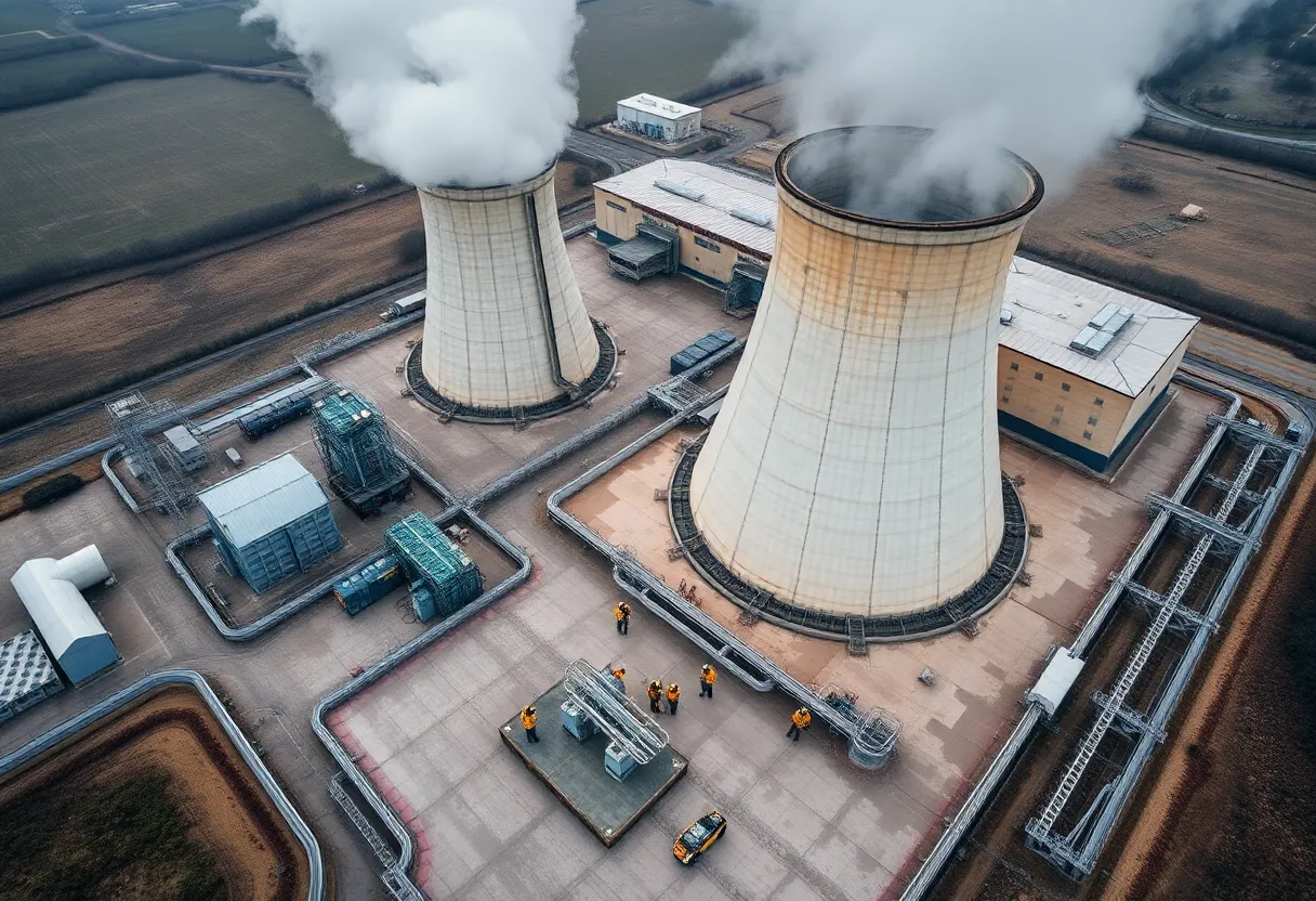 Emergency preparedness drill at Surry Power Station with response teams