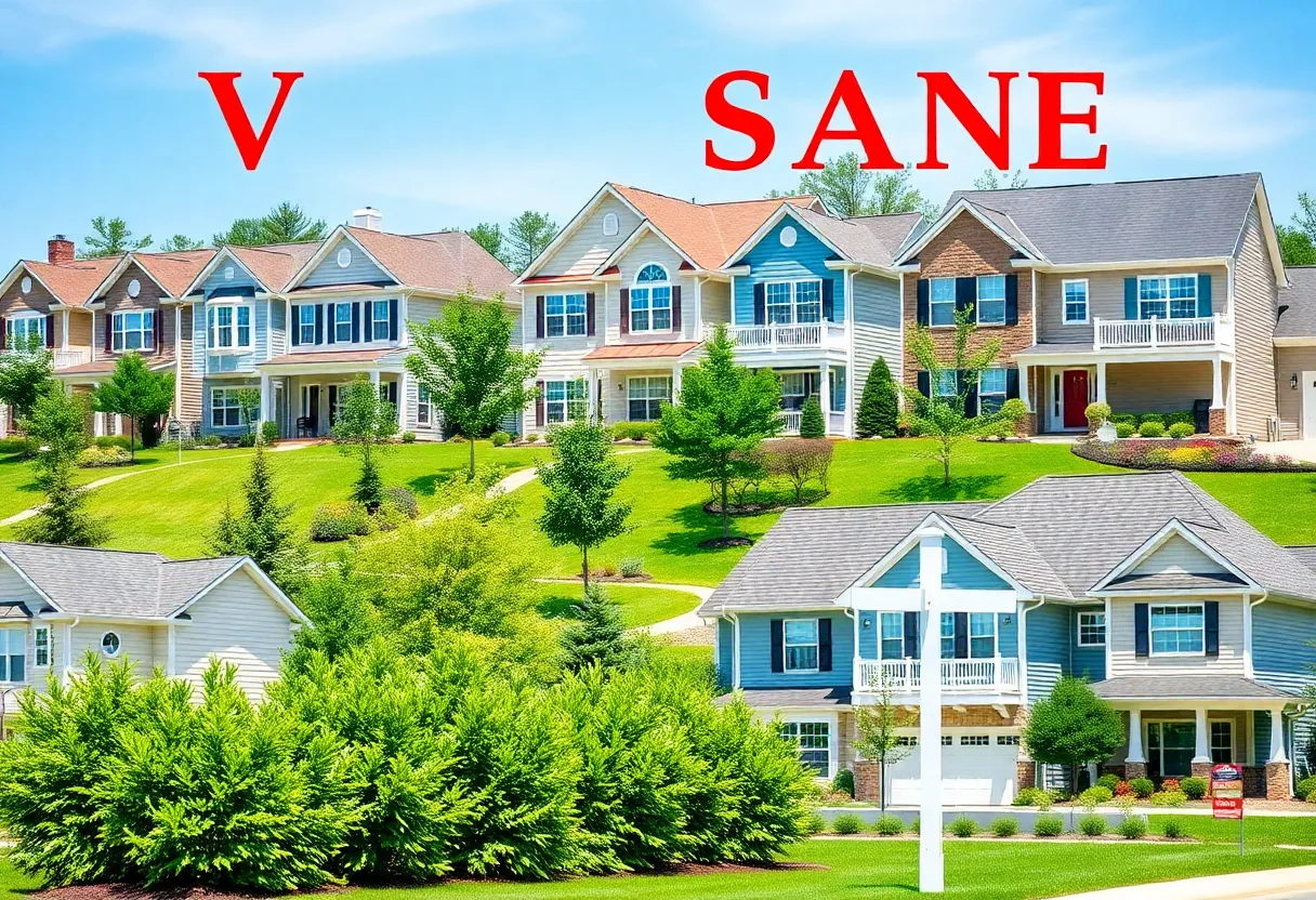 Neighborhood in Virginia with homes for sale