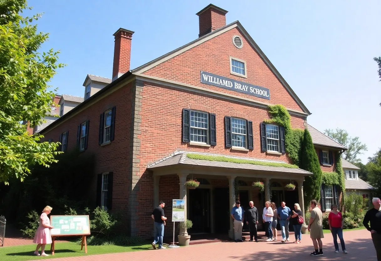 Historic Williamsburg Bray School Museum exterior view