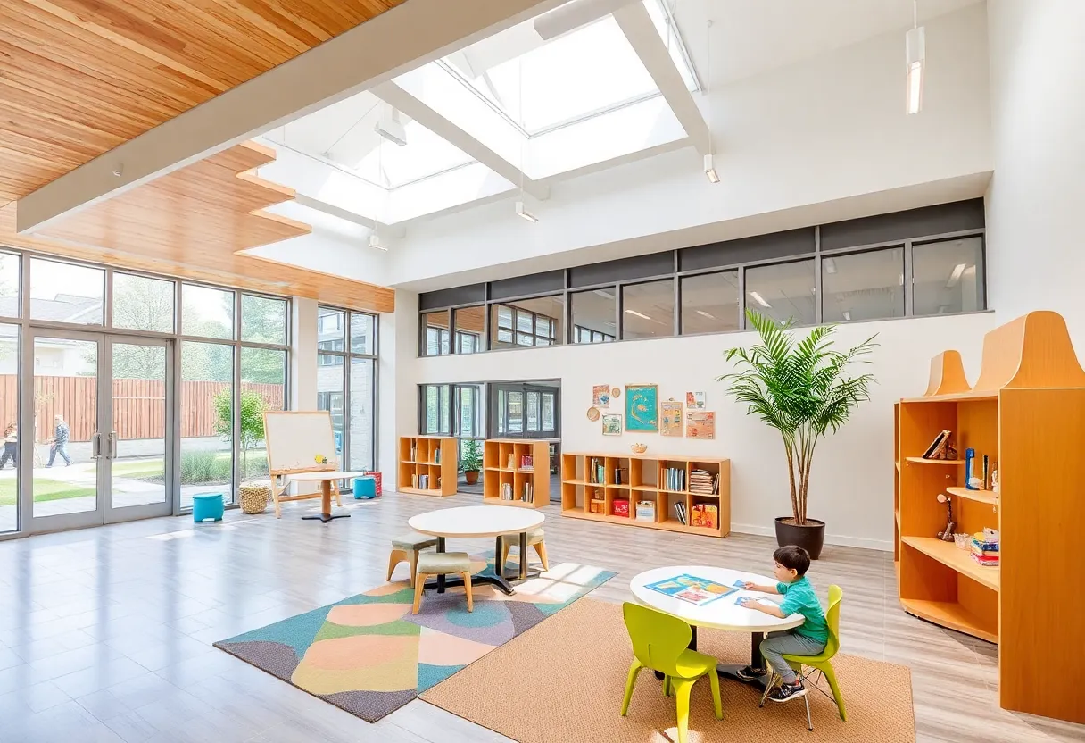 Inclusive community center designed for individuals with disabilities