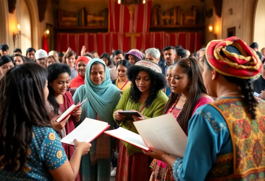 Community event celebrating storytelling and heritage