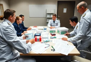Naval medical personnel meeting to enhance logistics collaboration