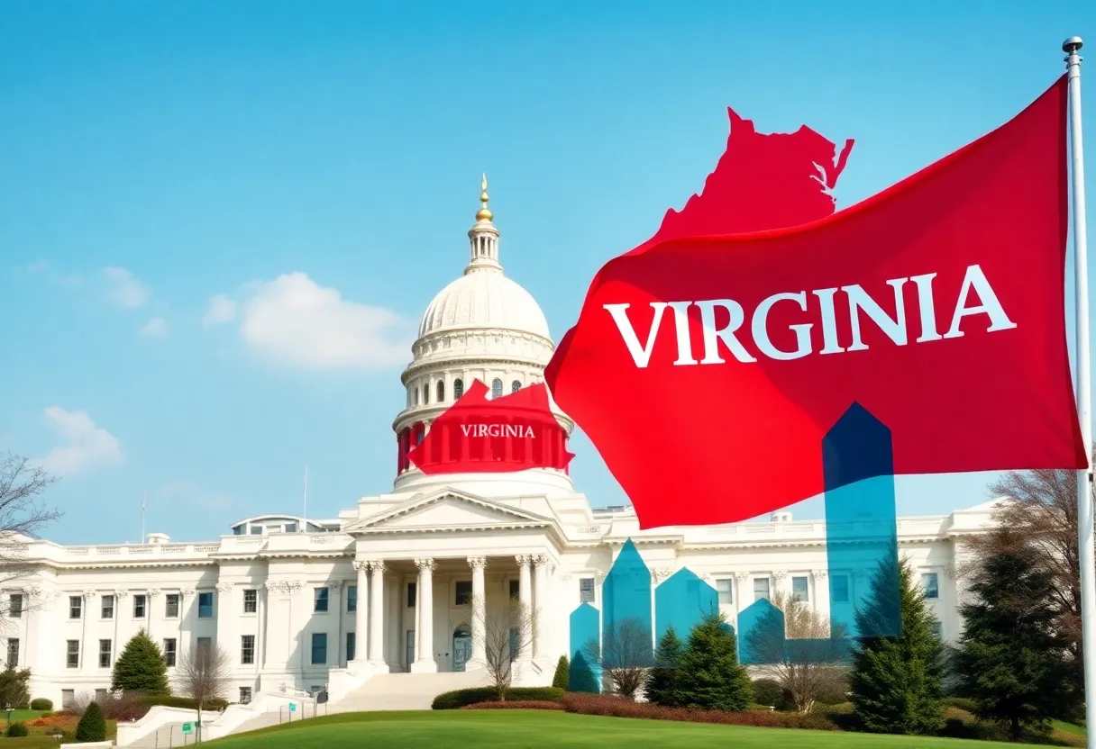 Visual representation of Virginia's economic growth and initiatives