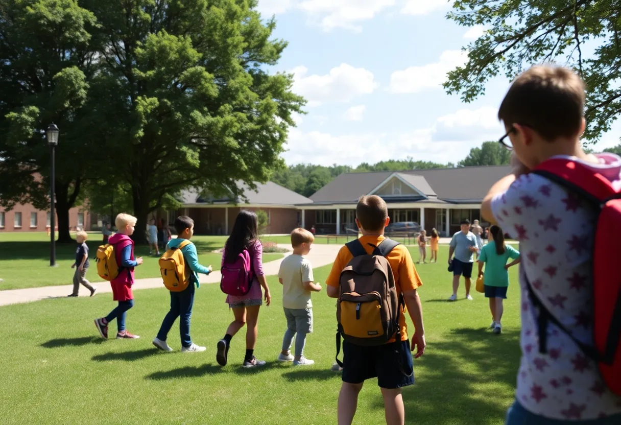 Students engaged in activities at York County Schools