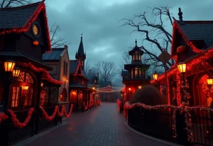 Haunted house at Busch Gardens Howl-O-Scream event