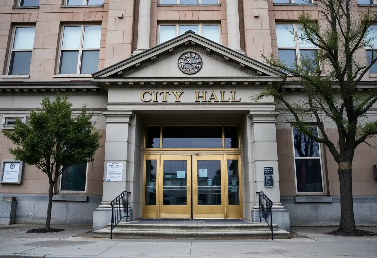 Richmond City Hall related to property tax issues