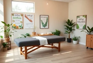 Chiropractic office promoting holistic wellness