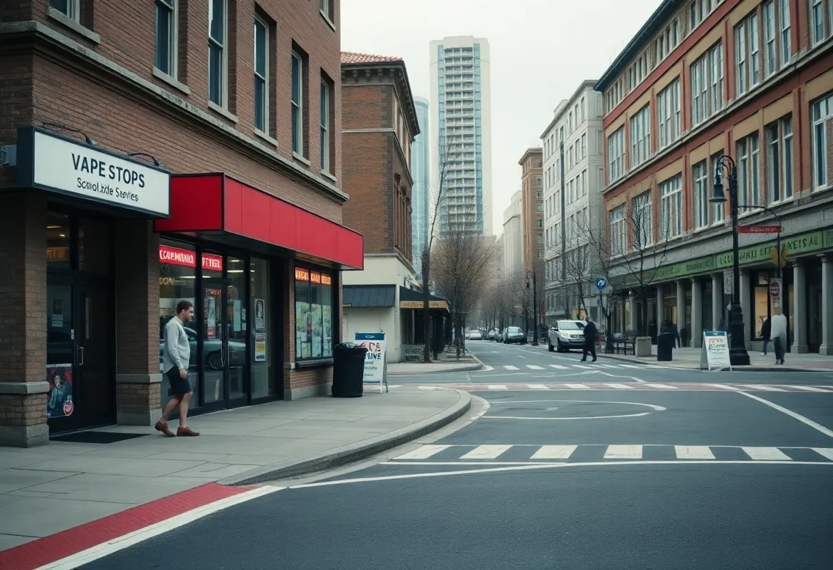 Image depicting vape shops in Newport News with zoning regulations