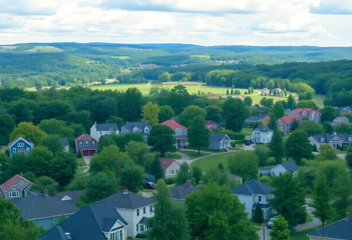 Scenic view of Virginia representing economic prosperity