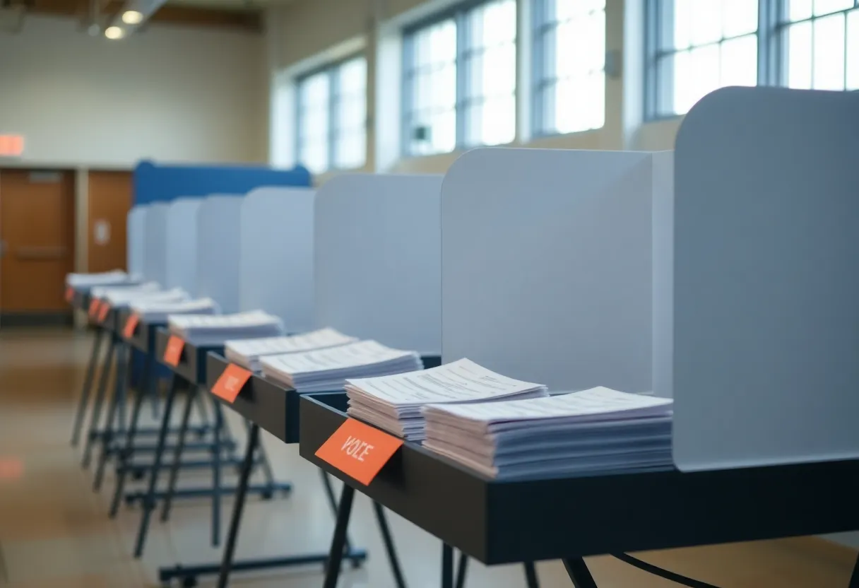 Secure voting booth for Virginia elections
