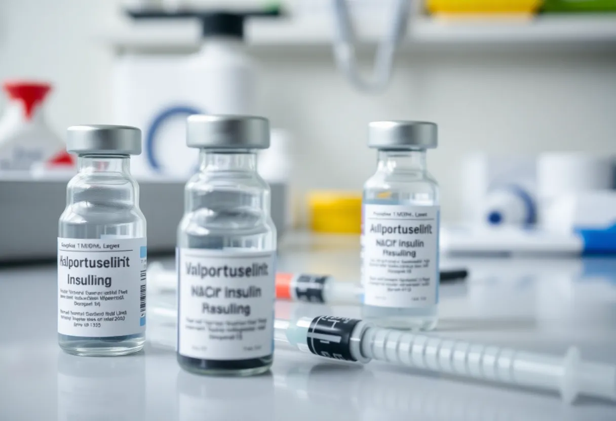 Illustration depicting insulin vials with syringes representing the concern over insulin price hikes and healthcare access.