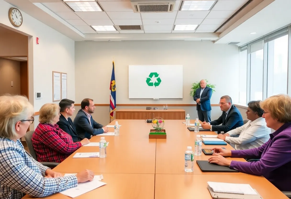 VPPSA board meeting discussing recycling contract issues