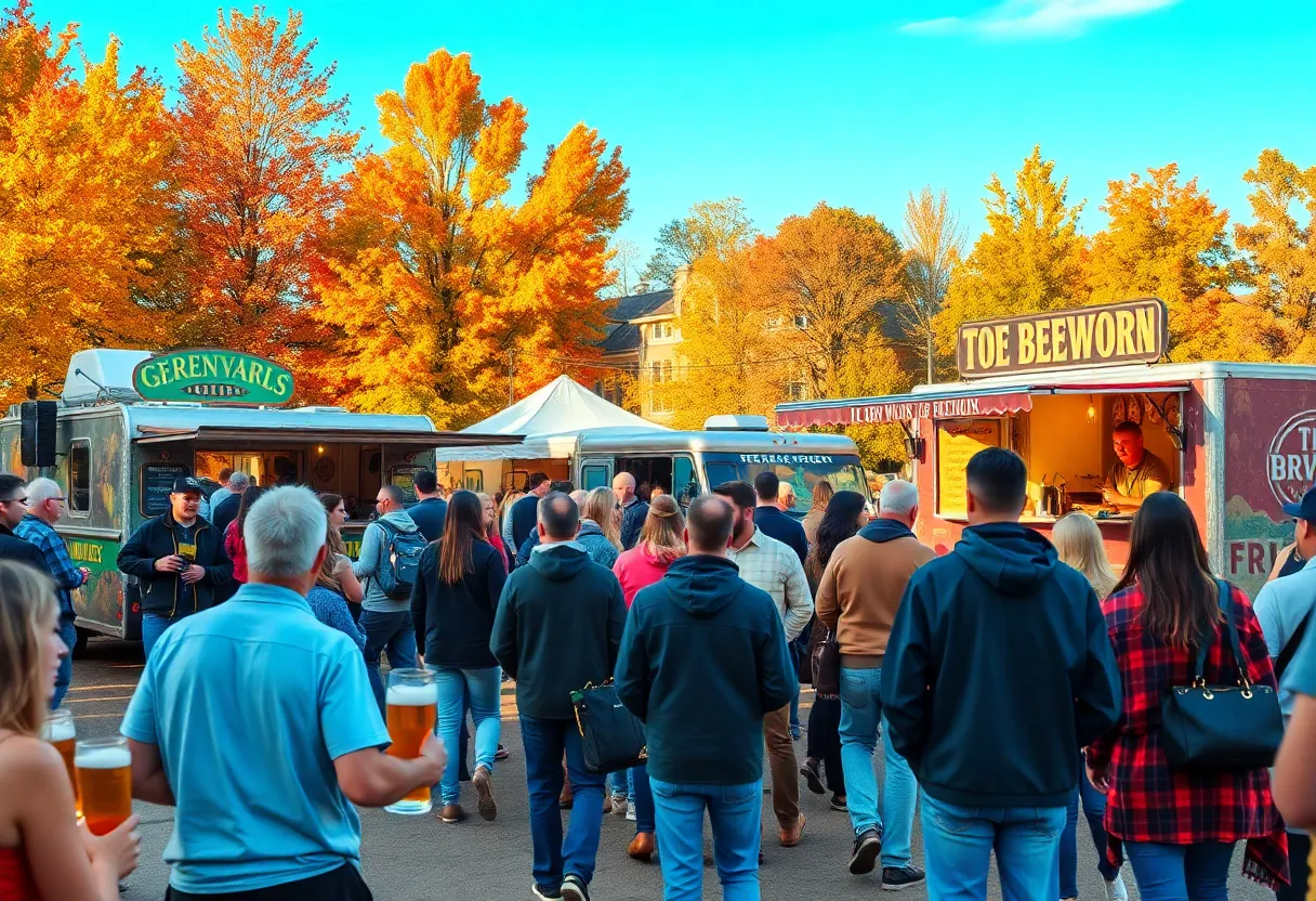 Festival celebration with breweries in Williamsburg, Virginia