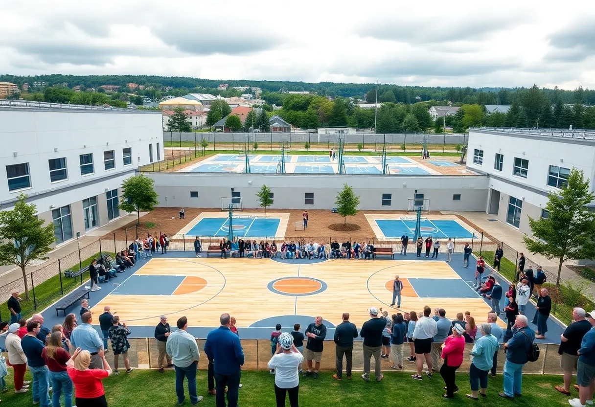 Groundbreaking ceremony for the Williamsburg Sports and Events Center