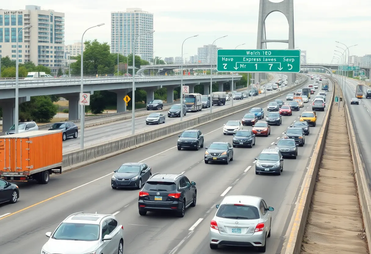 Traffic congestion at American Legion Bridge
