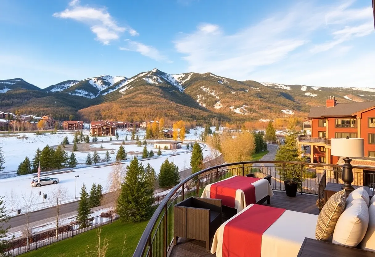 Scenic view of Aspen Meadows Resort with renovated accommodations