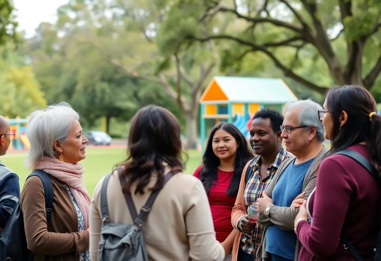 Residents giving feedback about parks and recreation facilities in James City County