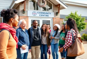 Community members engaging in philanthropy activities in Virginia
