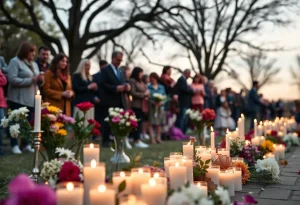 Gathering in memory of community residents