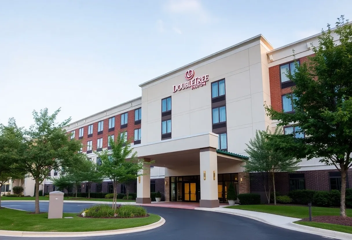 Exterior view of DoubleTree by Hilton Hotel Baltimore North - Pikesville