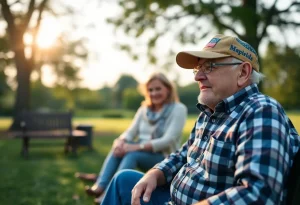 A tribute to Colonel Robert Arthur Mangum in a peaceful outdoor setting.