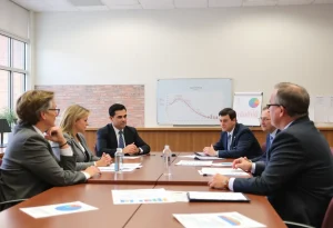 Meeting discussing WJCC school funding
